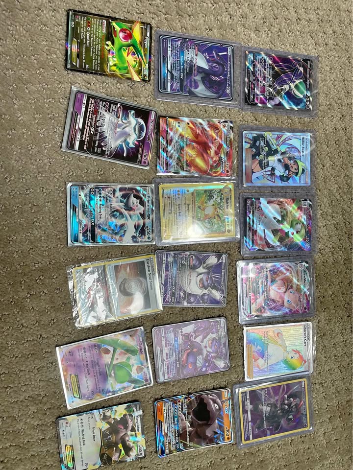 Rare Pokémon Trading Cards Collection