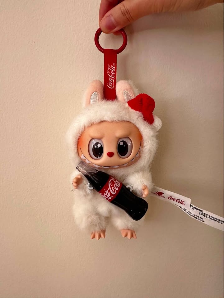 Adorable Coca-Cola Bunny Keychain