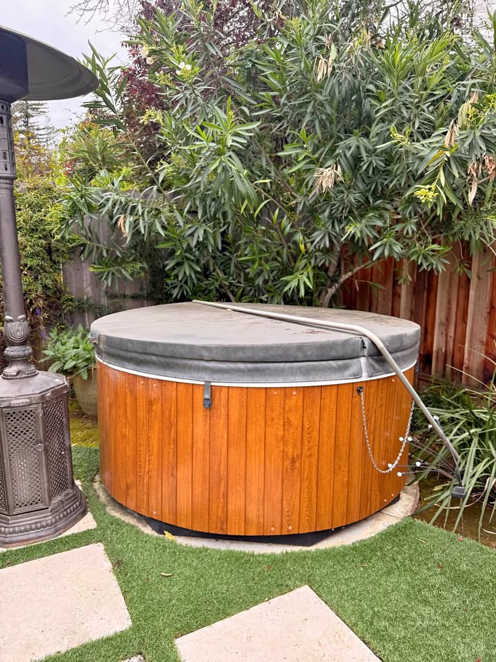 Cozy Backyard Hot Tub Oasis