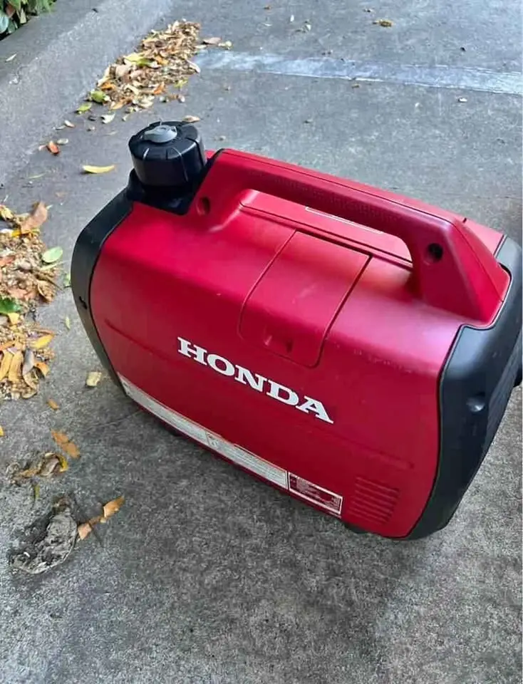 Honda Portable Gasoline Generator – Compact Red/, – Reliable Power Anywhere