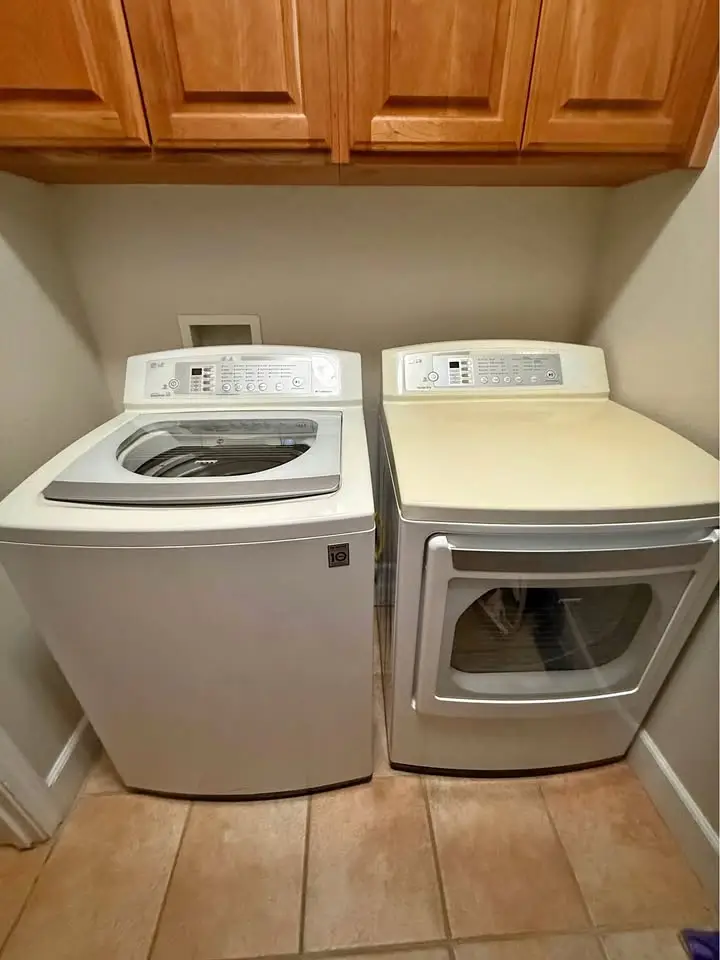 Whirlpool Front‑Load Washer & Top‑Load Dryer Set – Compact White &