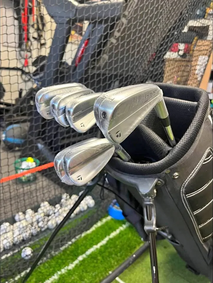 TaylorMade Golf Irons Set - Stainless Steel Silver & Black
