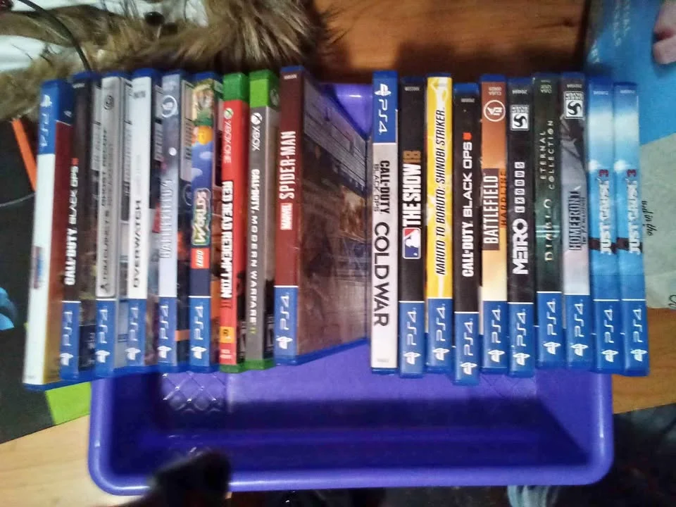 PS4 Game Collection Bundle - Spider-Man, Call of Duty Black Ops Cold War, and More