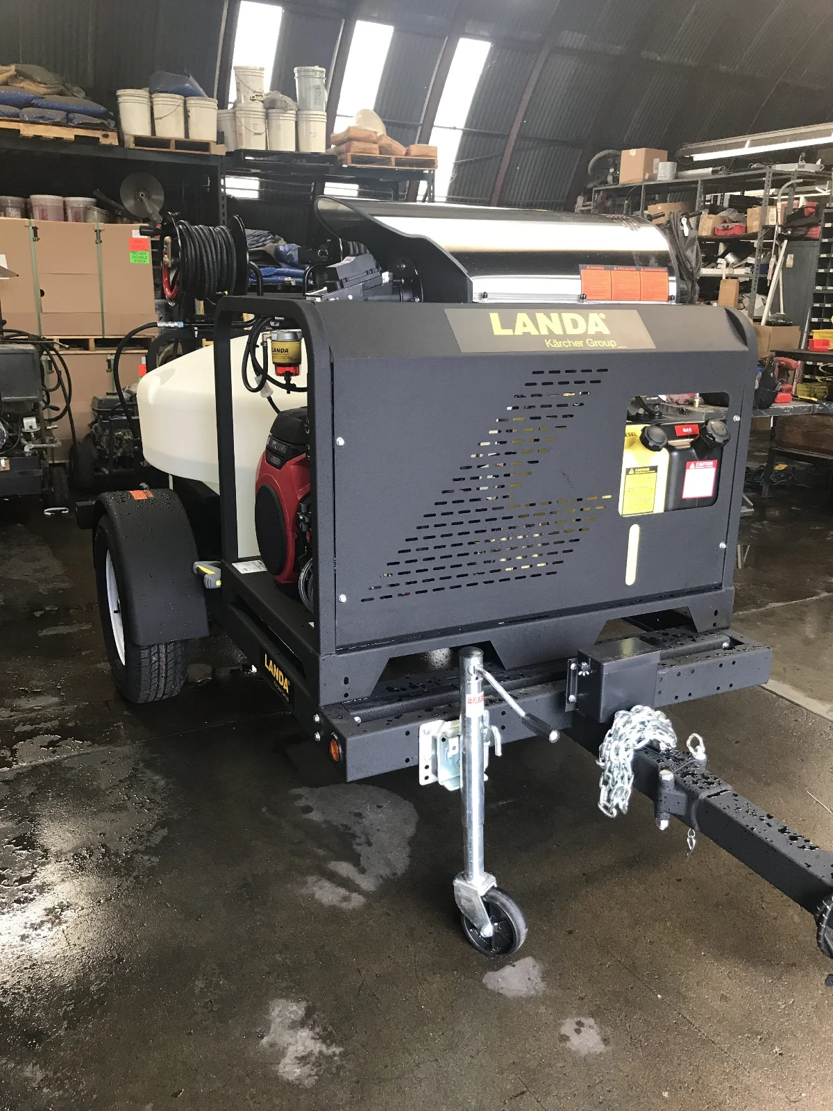 Landa Trailer-Mounted Pressure Washer