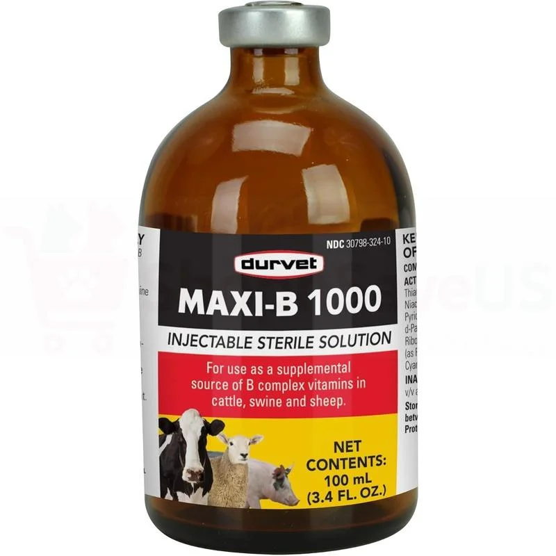Durvet Maxi-B 1000 Injectable Sterile Solution