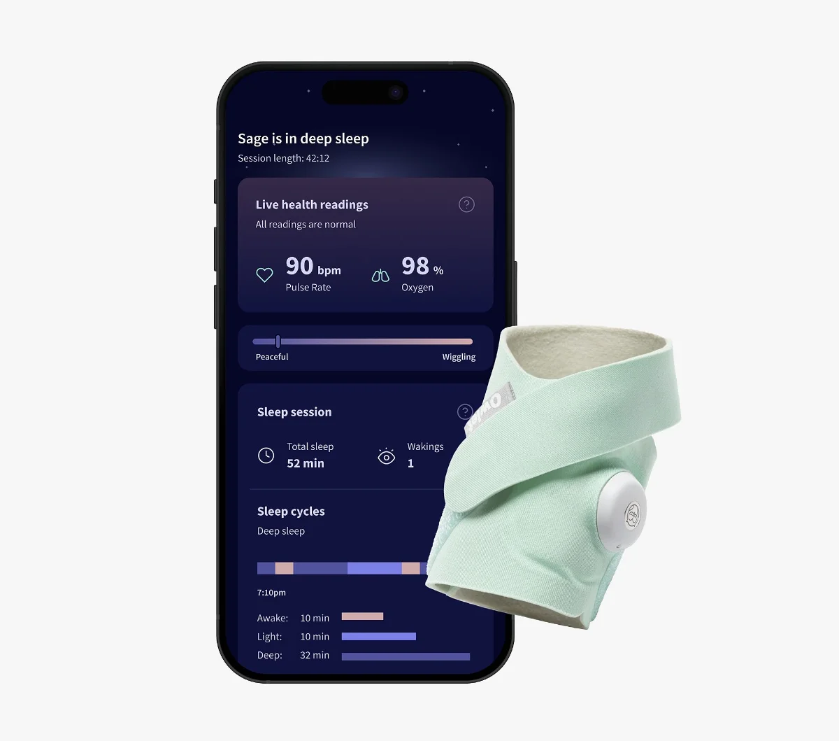 Owlet Dream Sock Wearable Baby Monitor