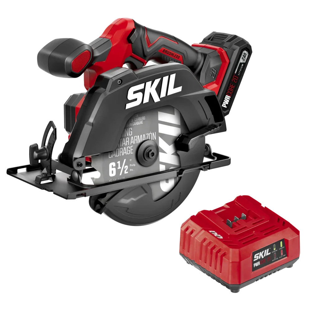 SKIL PWR CORE 20V Lithium-Ion Brushless Cordless 6 1/2-Inch Circular Saw