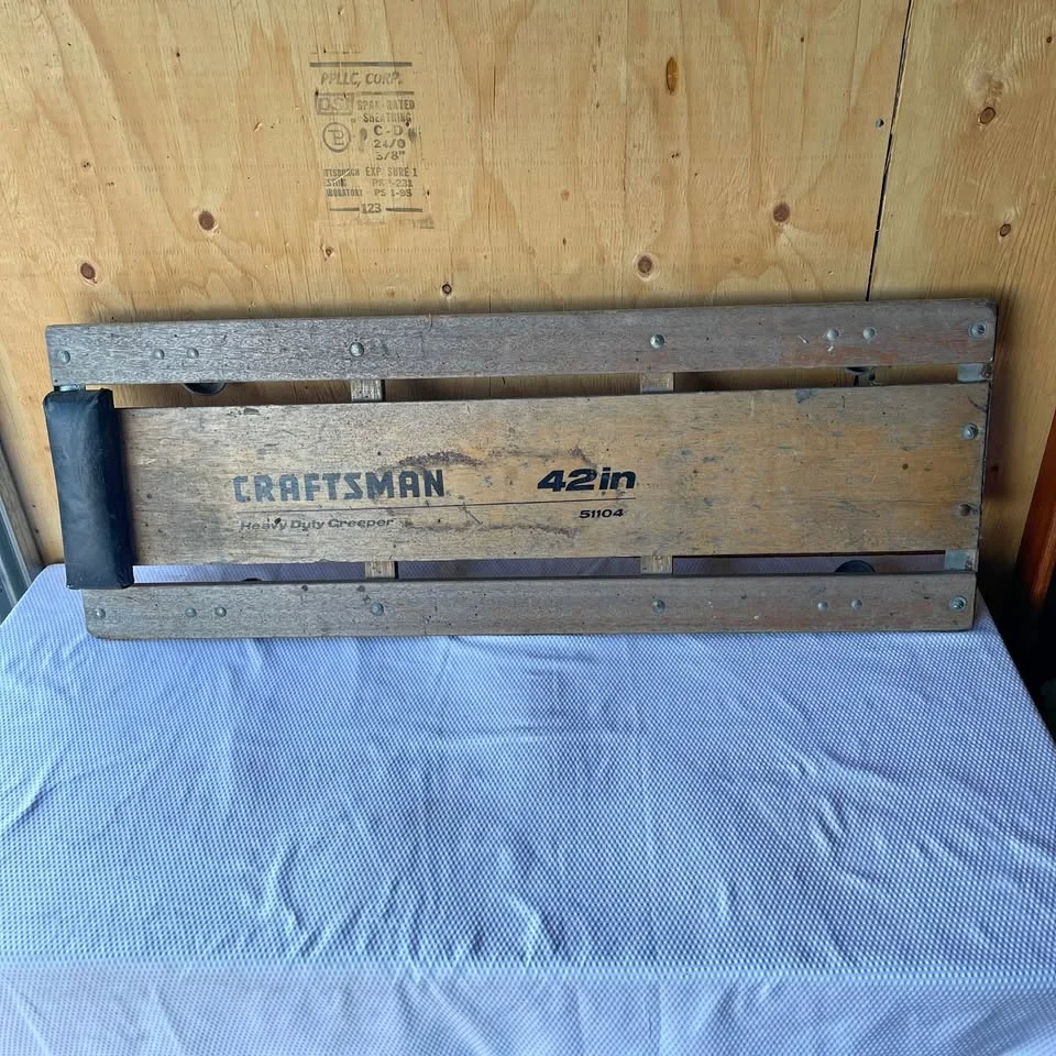 Craftsman 42in Heavy Duty Wooden Creeper