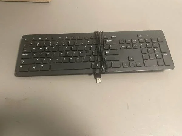 Black Wired USB Keyboard