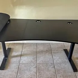 Generic Black Office Desk (Model GFX-01) - 60in Work Surface