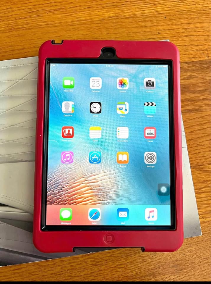 Vibrant Red iPad for Endless Entertainment