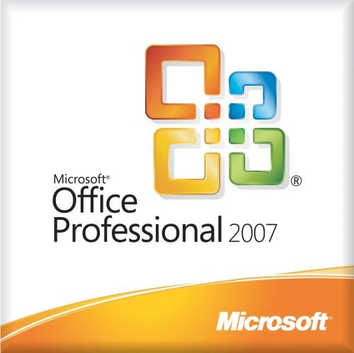 Microsoft Office Professional 2007 software