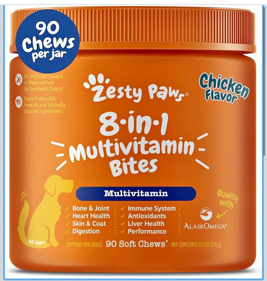 Zesty Paws 8-in-1 Multivitamin Bites