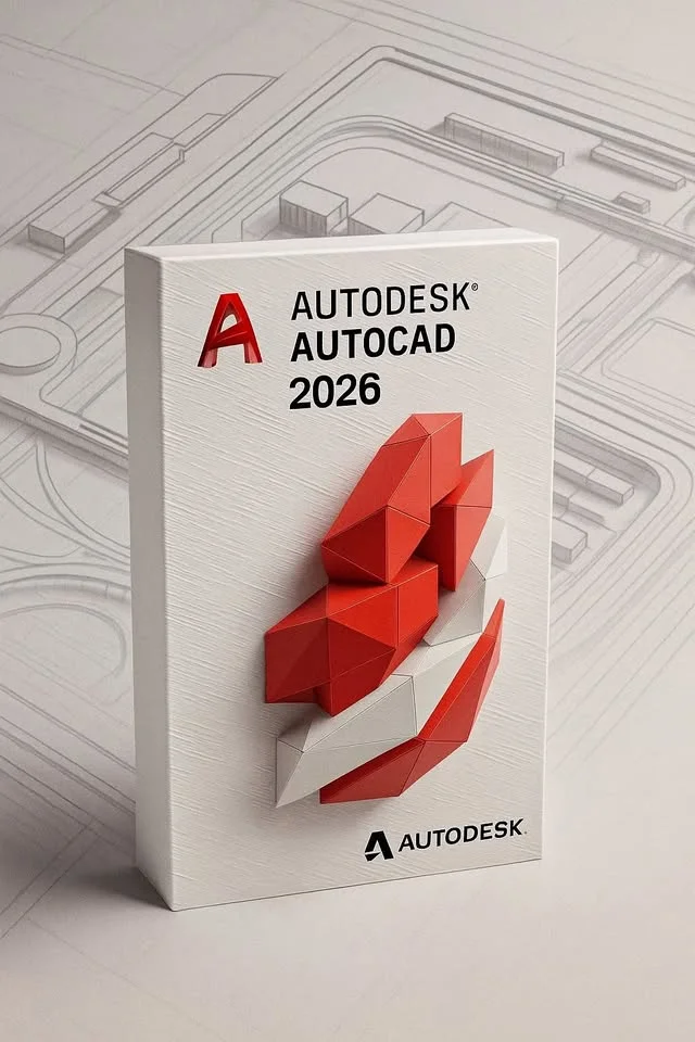 Autodesk AutoCAD 2026 Software Box