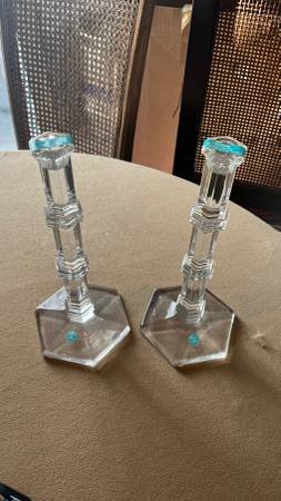 Glass Candle Holders